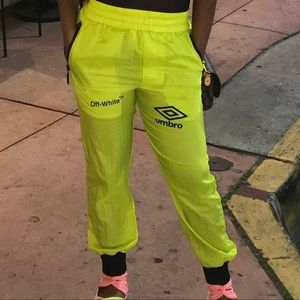 OFF-WHITE Umbro sheer pants